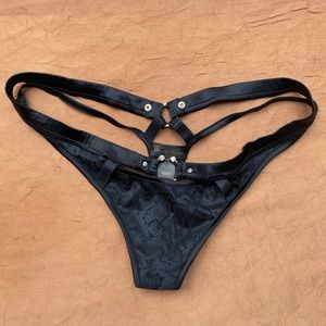 Black snake skin honey birdette panties